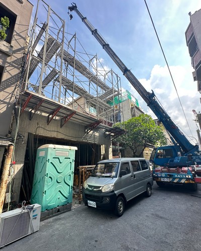 高雄鷹架吊掛,, 高雄連續壁吊掛安裝工程, 高雄新興區吊車起重行