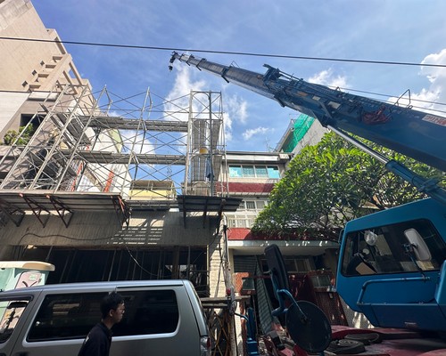 高雄鷹架吊掛,, 高雄連續壁吊掛安裝工程, 高雄新興區吊車起重行